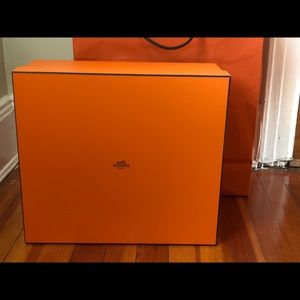 Authentic Hermès Box w/ Shopping Bag (Extra Large)